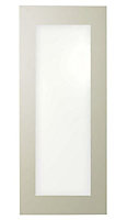 IT Kitchens Santini Gloss Cream Slab Glazed Cabinet door (W)300mm (H)715mm (T)18mm