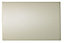 IT Kitchens Santini Gloss Cream Slab Oven housing Cabinet door (W)600mm (H)557mm (T)18mm