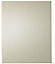 IT Kitchens Santini Gloss Cream Slab Standard Cabinet door (W)600mm (H)715mm (T)18mm