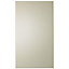IT Kitchens Santini Gloss Cream Slab Tall Cabinet door (W)400mm (H)895mm (T)18mm