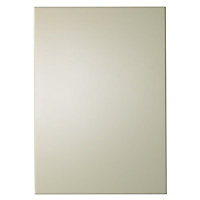 IT Kitchens Santini Gloss Cream Slab Tall Cabinet door (W)500mm (H)895mm (T)18mm