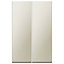 IT Kitchens Santini Gloss Grey Slab Cabinet door (W)300mm (H)1912mm (T)18mm, Set of 2