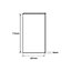 IT Kitchens Santini Gloss Grey Slab Cabinet door (W)300mm (H)715mm (T)18mm