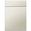 IT Kitchens Santini Gloss Grey Slab Drawerline door & drawer front, (W)500mm (H)715mm (T)18mm