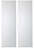 IT Kitchens Santini Gloss White Slab Larder Cabinet door (W)300mm, Set of 2