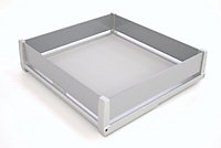 IT Kitchens Silver effect Storage system, (H)130mm (W)560mm
