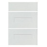 IT Kitchens Stonefield Ivory Classic Drawer front (W)500mm, Set of 3