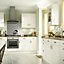 IT Kitchens Stonefield Ivory Classic Glazed Cabinet door (W)500mm (H)715mm (T)20mm
