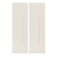 IT Kitchens Stonefield Ivory Classic Tall corner Cabinet door (W)250mm (H)895mm (T)20mm, Set of 2