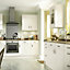 IT Kitchens Stonefield Ivory Classic Tall glazed Cabinet door (W)300mm (H)895mm (T)20mm