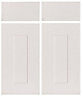 IT Kitchens Stonefield Stone Classic Base corner Cabinet door (H)720mm (T)20mm, Set of 2