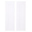 IT Kitchens Stonefield White Classic Style Cabinet door (W)300mm, Set of 2
