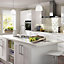 IT Kitchens Stonefield White Classic Style Standard Cabinet door (W)400mm (H)715mm (T)20mm