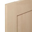 IT Kitchens Westleigh Contemporary Maple Effect Shaker Cabinet door (W)600mm (H)715mm (T)18mm