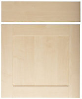 IT Kitchens Westleigh Contemporary Maple Effect Shaker Drawerline door & drawer front, (W)600mm (H)715mm (T)18mm