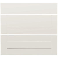 IT Kitchens Westleigh Ivory Style Shaker Drawer front (W)800mm, Set of 3