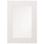 IT Kitchens Westleigh Ivory Style Shaker Glazed Cabinet door (W)500mm (H)715mm (T)18mm