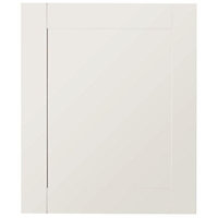 IT Kitchens Westleigh Ivory Style Shaker Integrated appliance Cabinet door (W)600mm (H)715mm (T)18mm