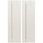 IT Kitchens Westleigh Ivory Style Shaker Larder Cabinet door (W)300mm (H)1912mm (T)18mm, Set of 2