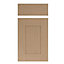 IT Kitchens Westleigh Textured Oak Effect Shaker Drawerline door & drawer front, (W)400mm (H)715mm (T)18mm
