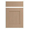 IT Kitchens Westleigh Textured Oak Effect Shaker Drawerline door & drawer front, (W)500mm (H)715mm (T)18mm