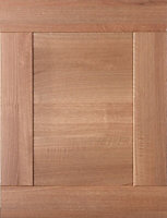 IT Kitchens Westleigh Walnut Effect Shaker Belfast sink Cabinet door (W)600mm (H)453mm (T)18mm