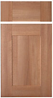IT Kitchens Westleigh Walnut Effect Shaker Drawerline door & drawer front, (W)400mm (H)715mm (T)18mm