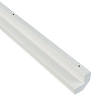 IT Kitchens White Country Style Base corner post, (W)52mm (H)715mm