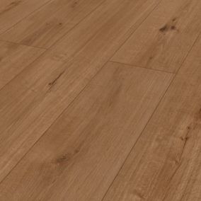 Italo Walnut Wood effect Luxury vinyl click Flooring Sample