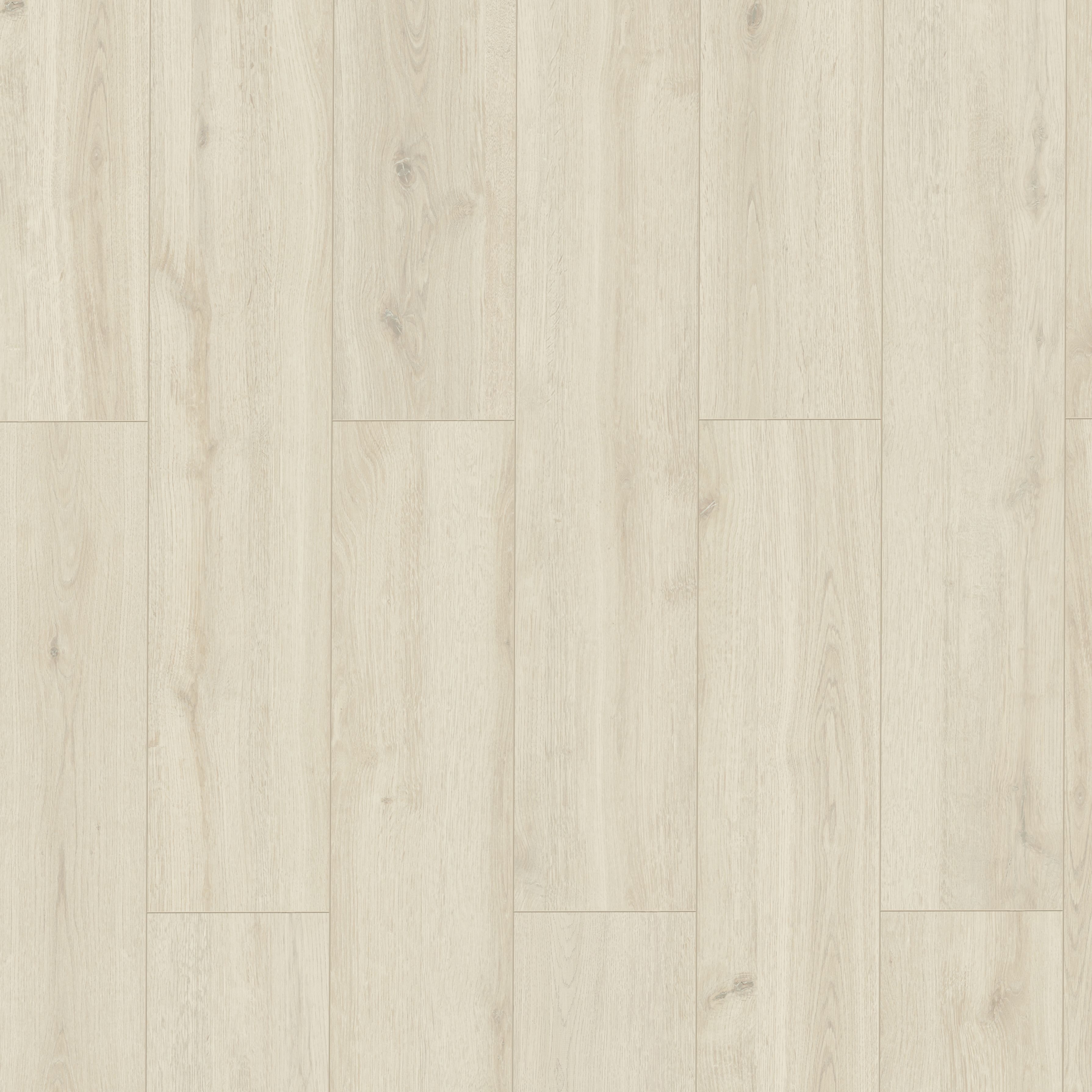 Italo White Bleached Wood effect Click vinyl Plank Sample