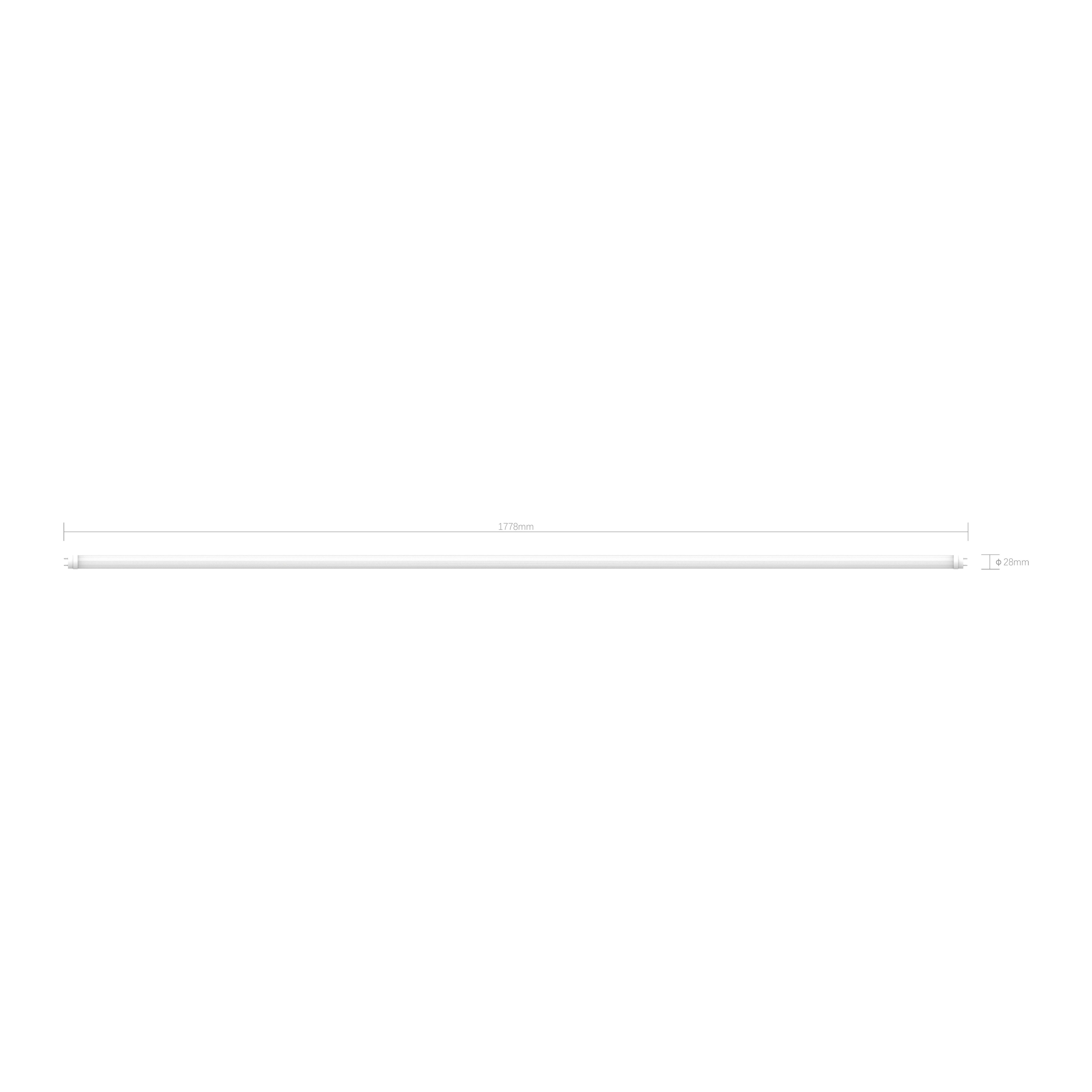 Jacobsen G13 3000K 3600lm T8 Warm white LED Light bulb (L)1778mm