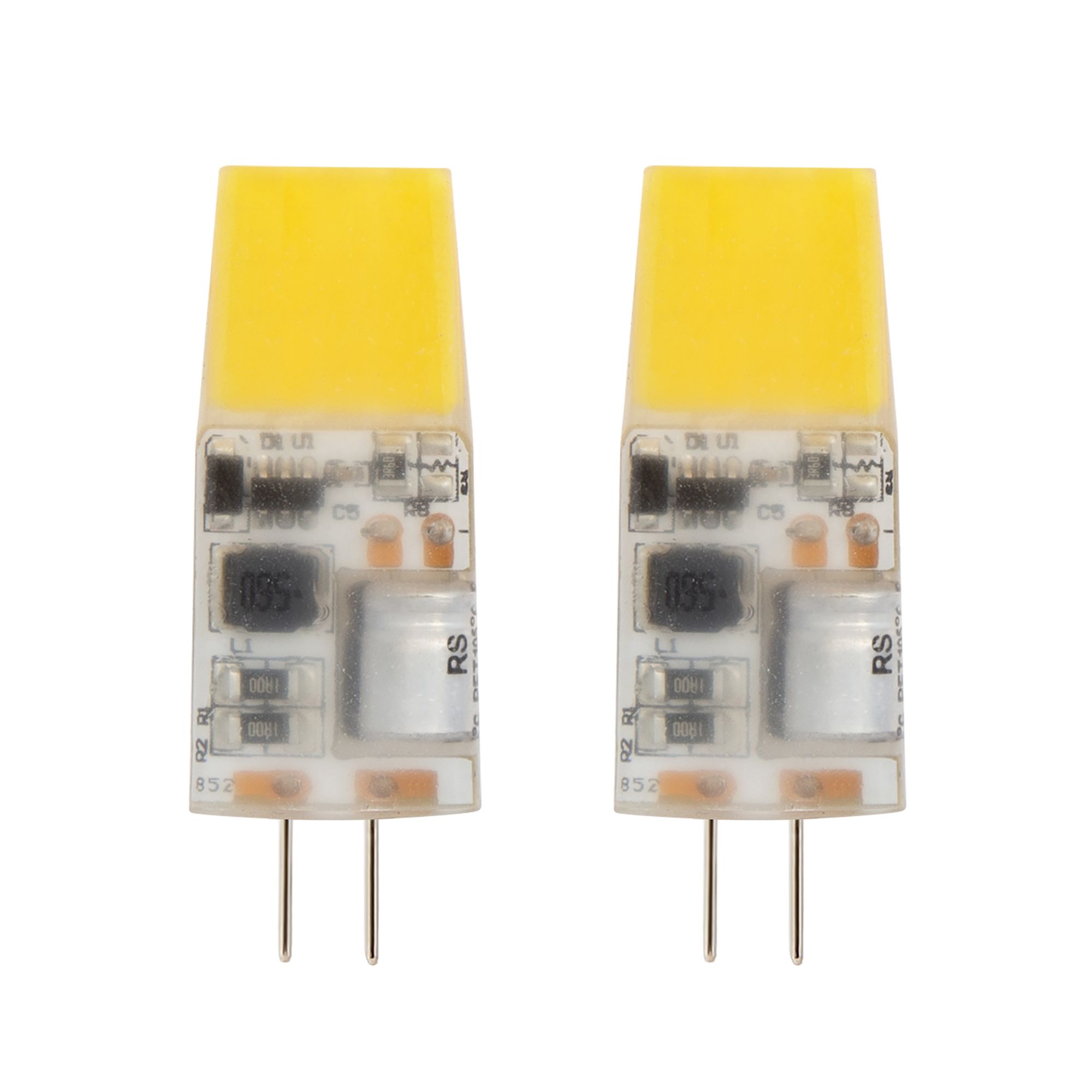Jacobsen G4 1.5W Warm white LED Light bulb, Pack of 2