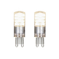 Jacobsen G9 2.6W Warm white LED Light bulb, Pack of 2