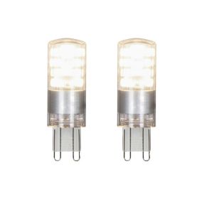 Jacobsen G9 2.6W Warm white LED Light bulb, Pack of 2