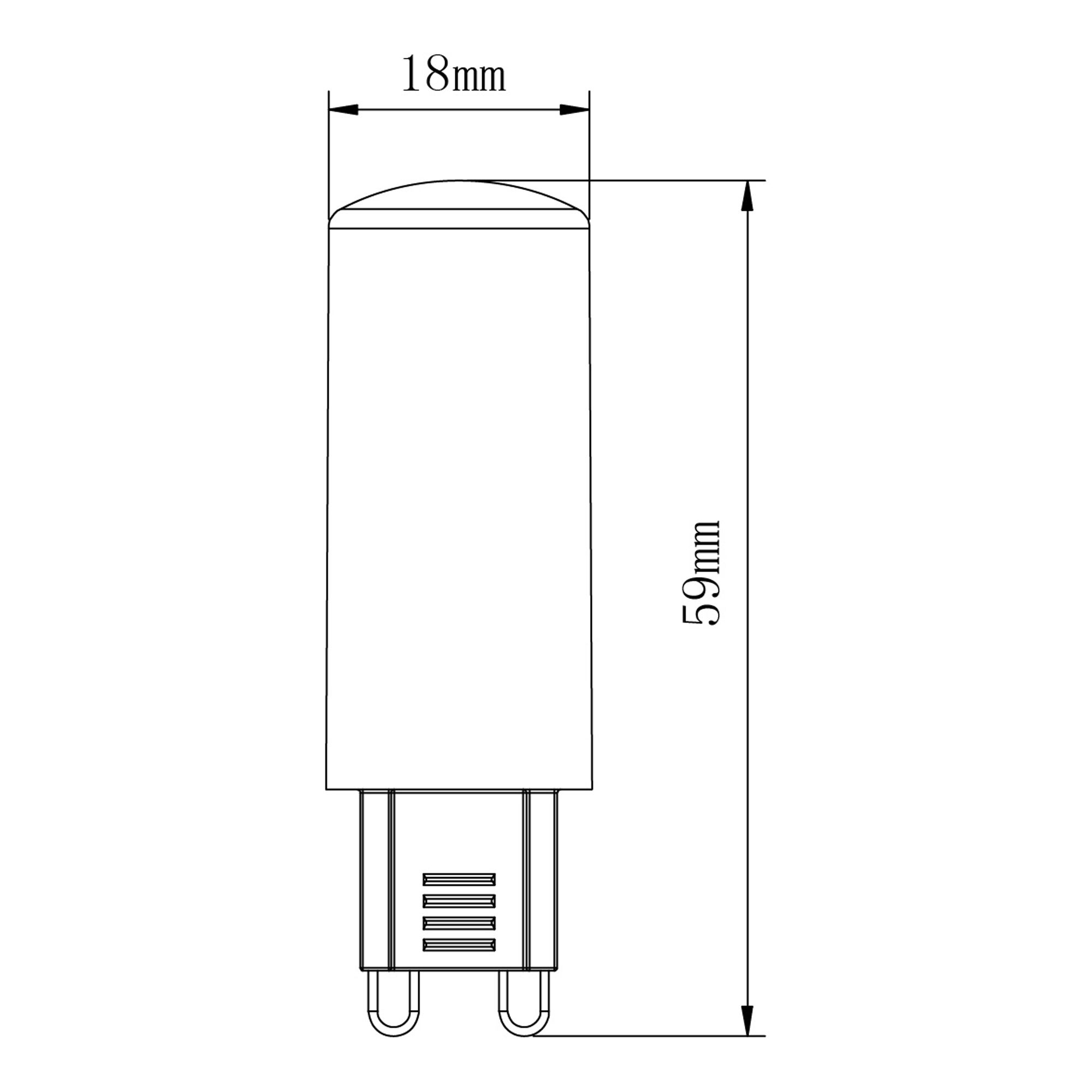 Jacobsen G9 4.2W Neutral white LED Dimmable Light bulb