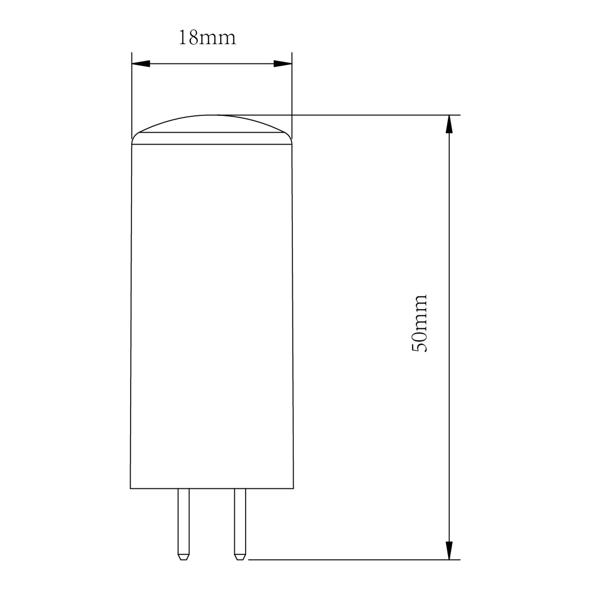 Jacobsen GY6.35 4.5W Warm white LED Dimmable Light bulb
