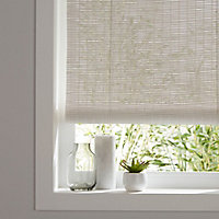 Java Corded White Plain Daylight Roller blind (W)180cm (L)180cm