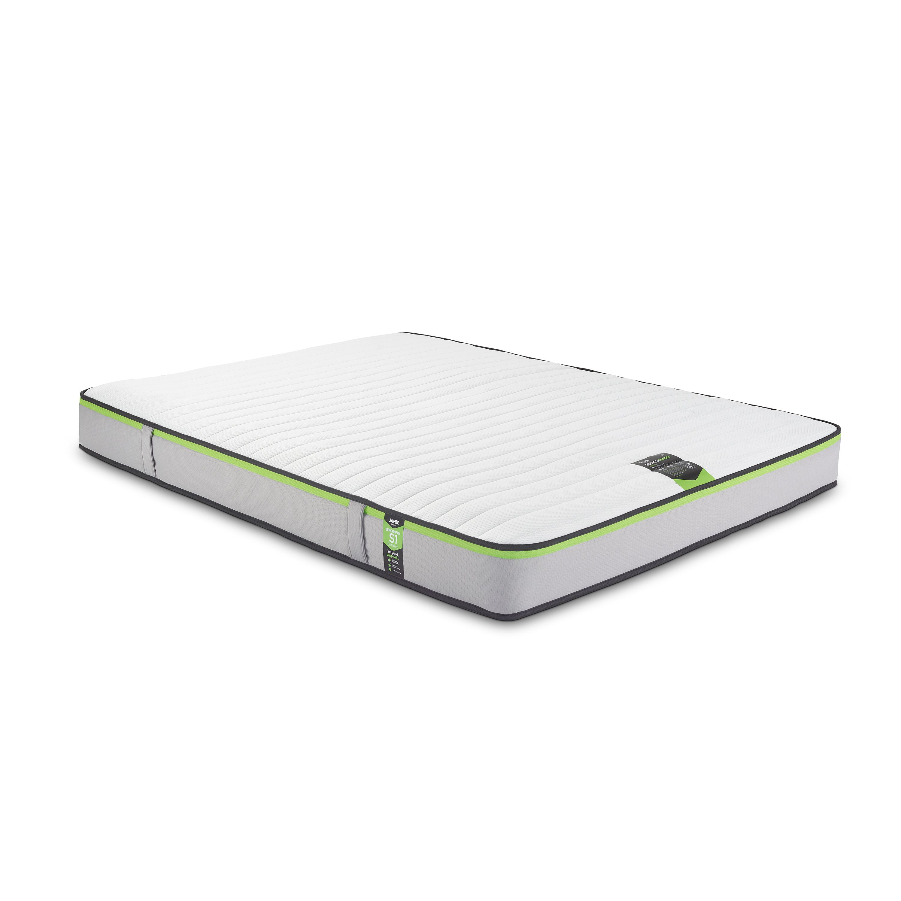 Jay-Be Benchmark S1 Comfort Eco Friendly Open coil Water resistant Double Mattress