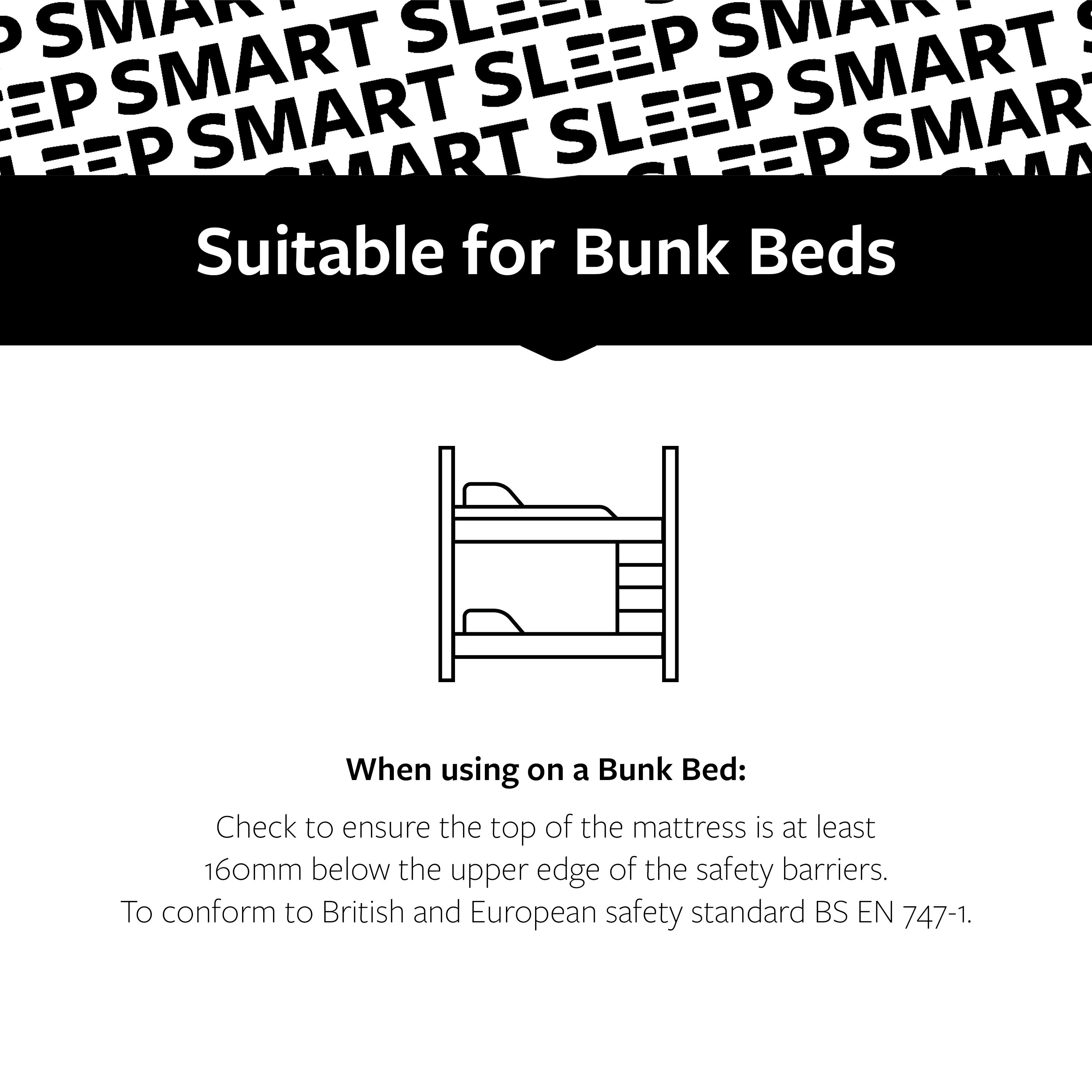 Jay-Be Bunk e-Pocket Single Childrens mattress