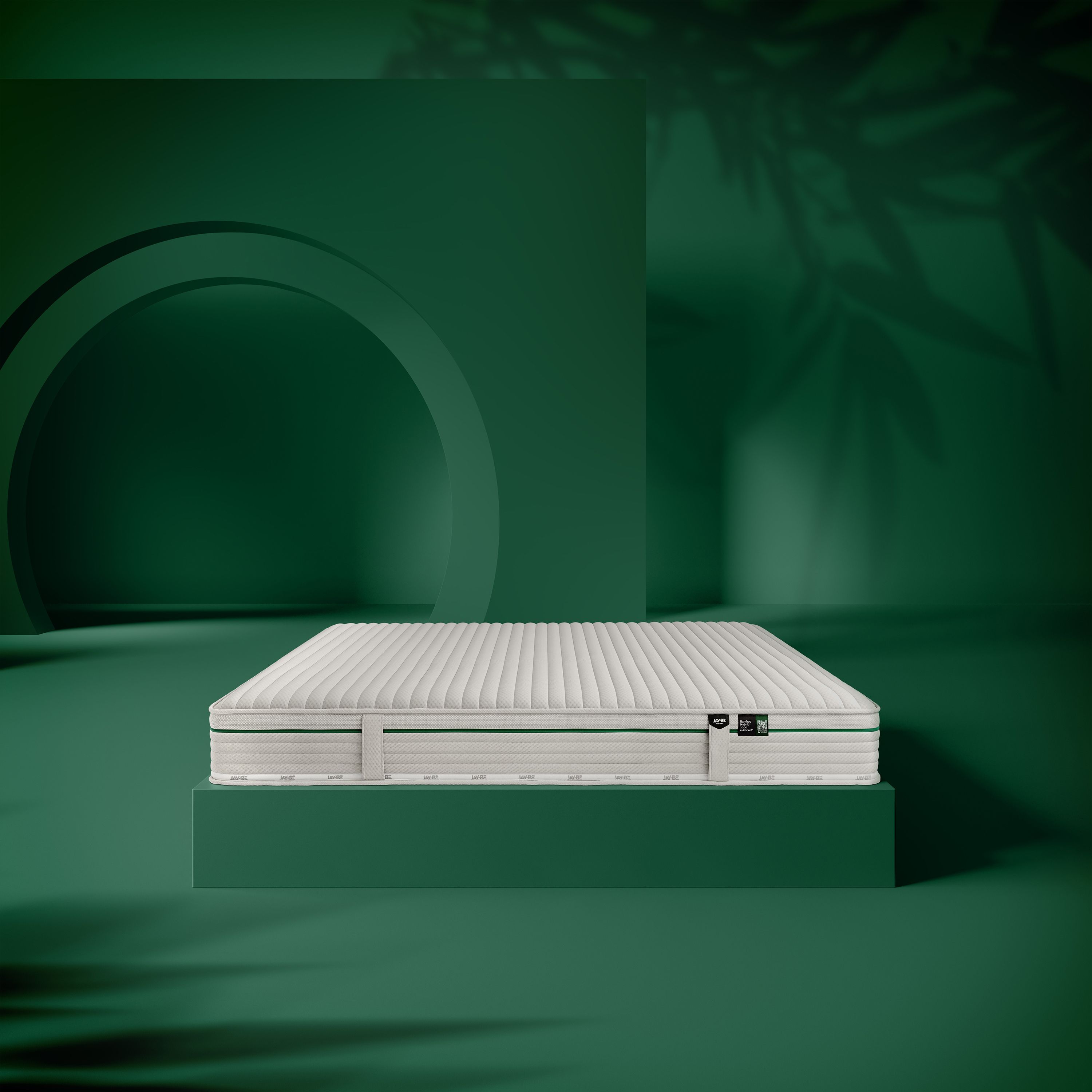 Jay-Be Natural bamboo 2000 Pocket sprung Small double Mattress