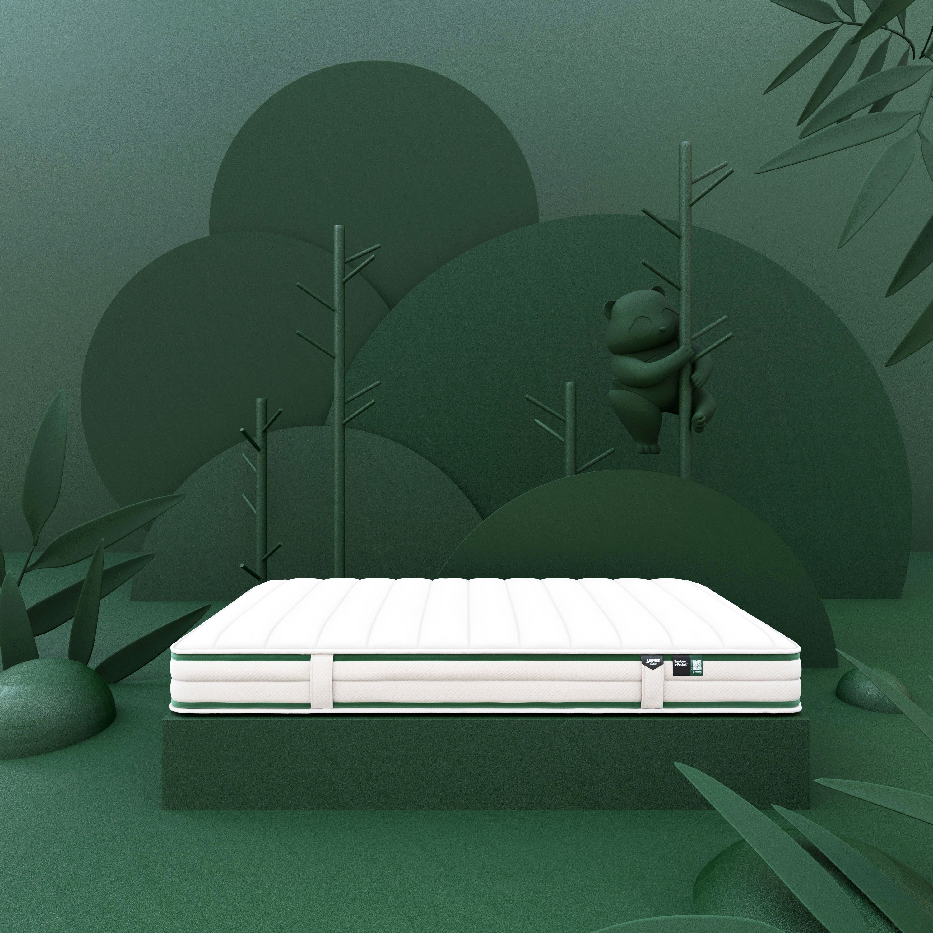 Jay-Be Natural bamboo Pocket sprung Single Mattress