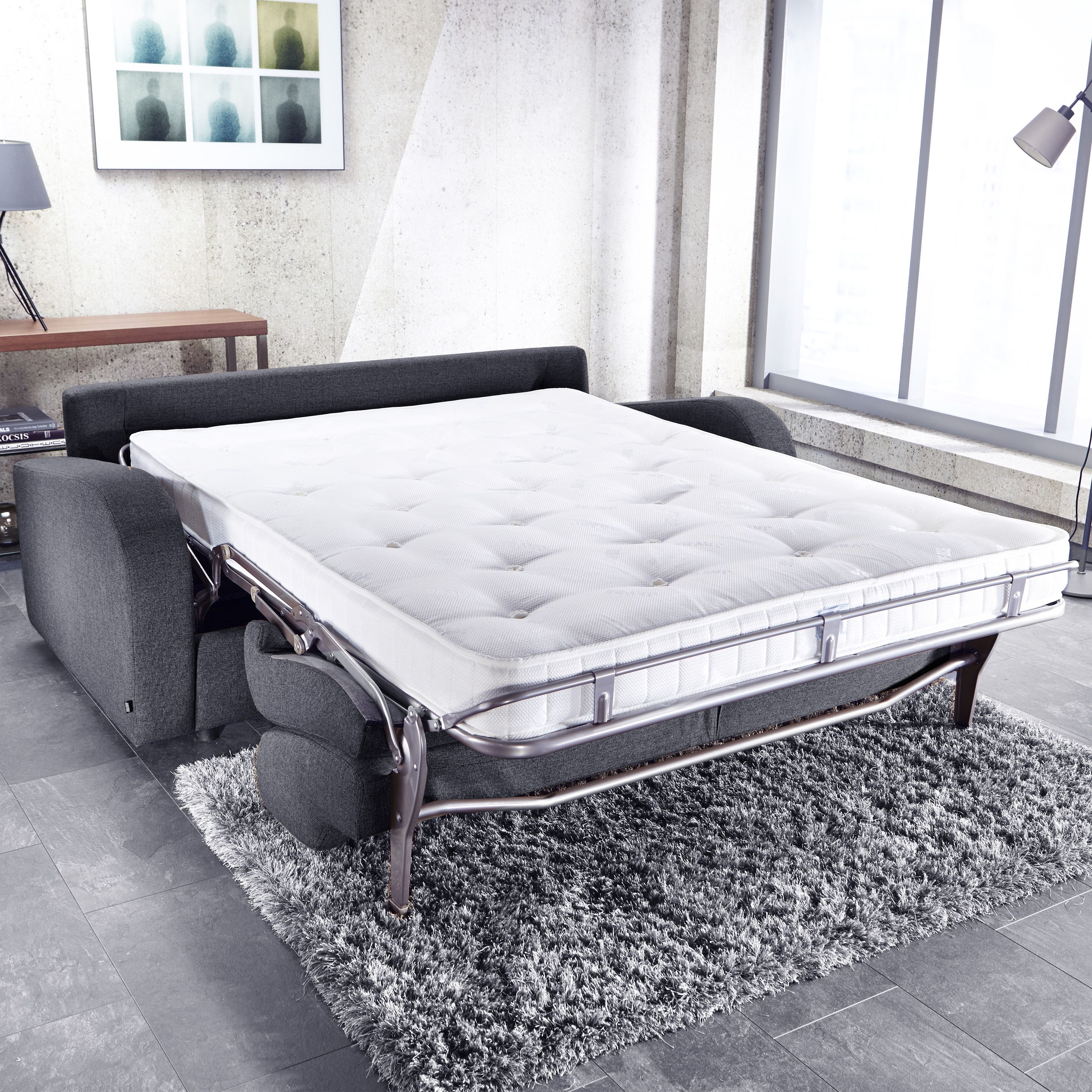 Jay-Be Retro Raven 3 Seater Sofa bed