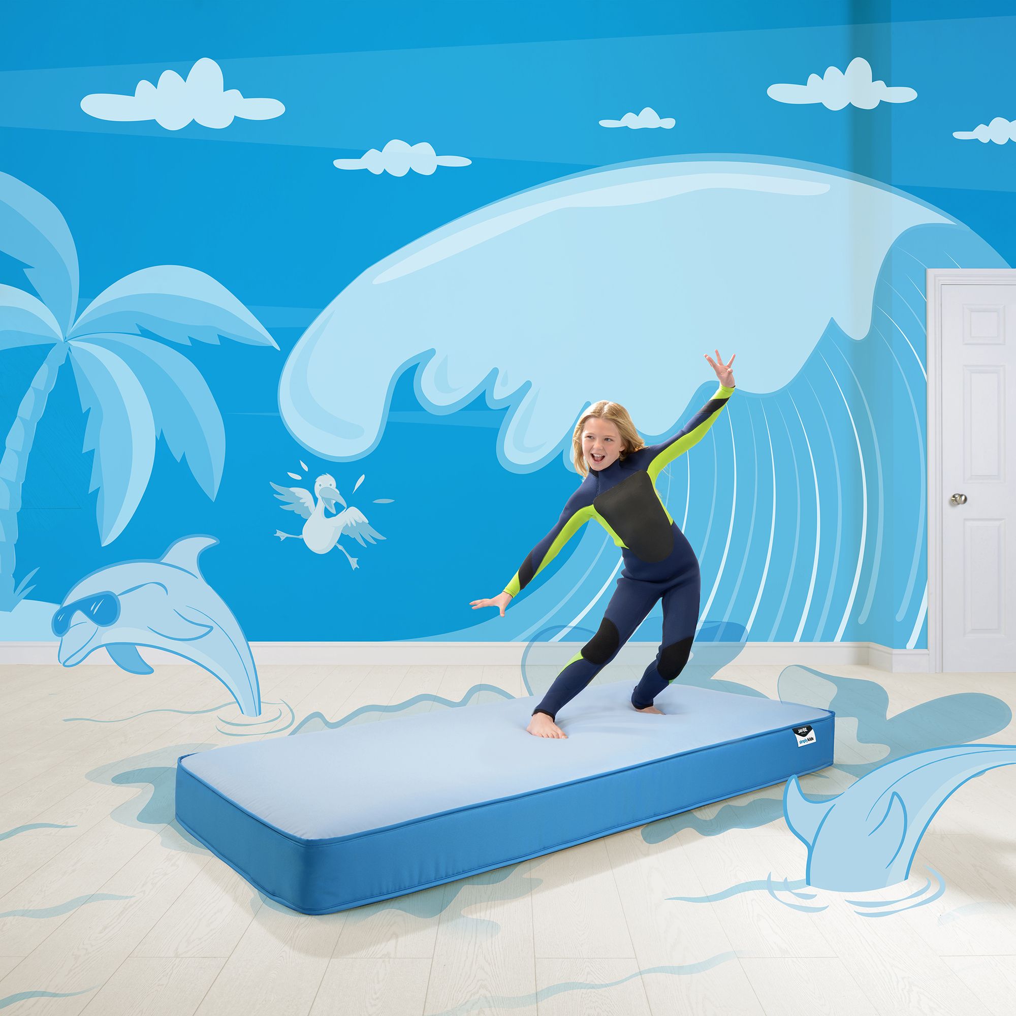 Jay-Be Simply Kids Open coil Waterproof Single Kids Mattress