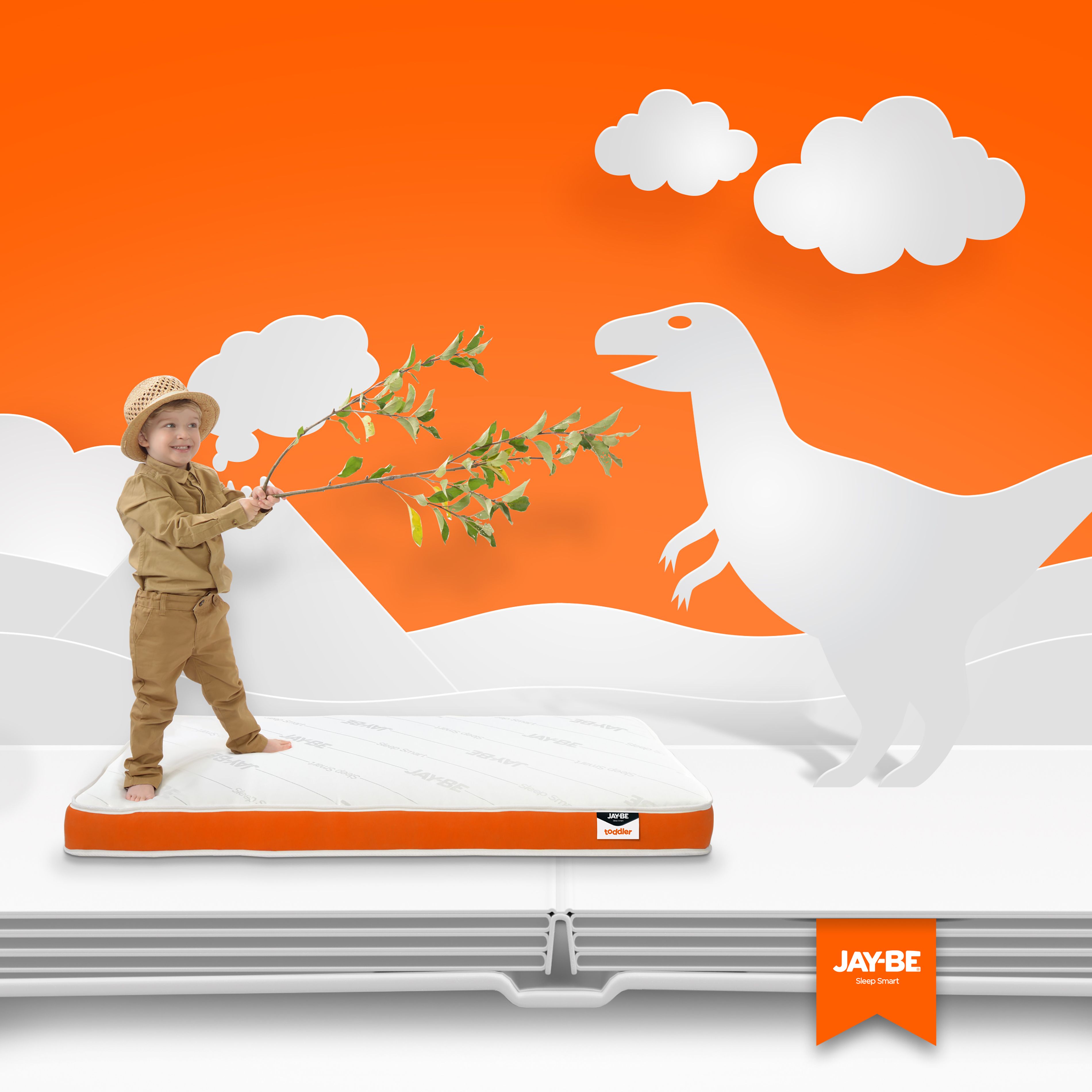 Jay-Be Simply Kids Toddler Open coil Junior Mattress