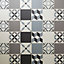 Jazy Grey Mosaic effect Luxury vinyl click Flooring Sample