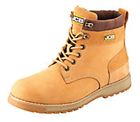 JCB 5CX Honey Safety boots, Size 12