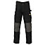 JCB Cheadle Pro Black & grey Trousers, W32" L34"