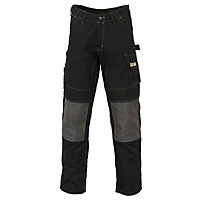 JCB Cheadle Pro Black & grey Trousers, W38" L32"