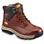 JCB Fast track Brown Safety boots, Size 11