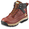 JCB Fast track Brown Safety boots, Size 9